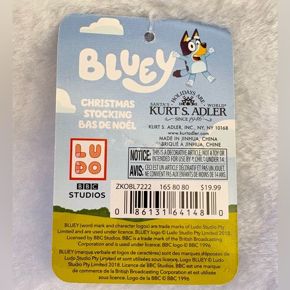 BLUEY CHRISTMAS STOCKING - Picture 4 of 6